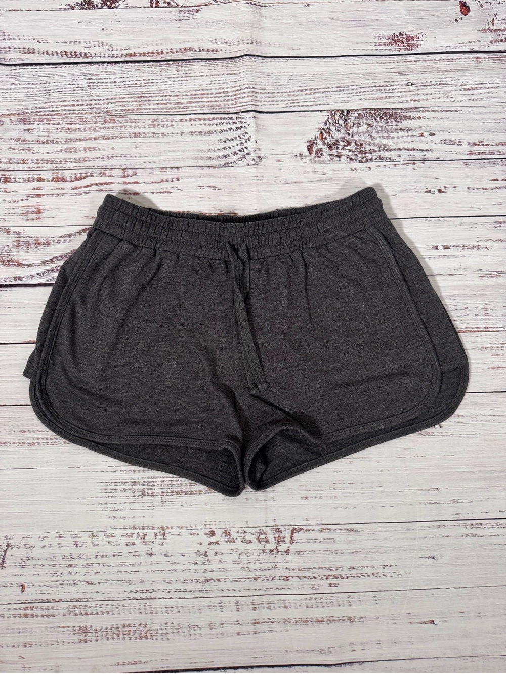 Mossimo Supply Co. Dark Gray Athletic Shorts with Drawstring